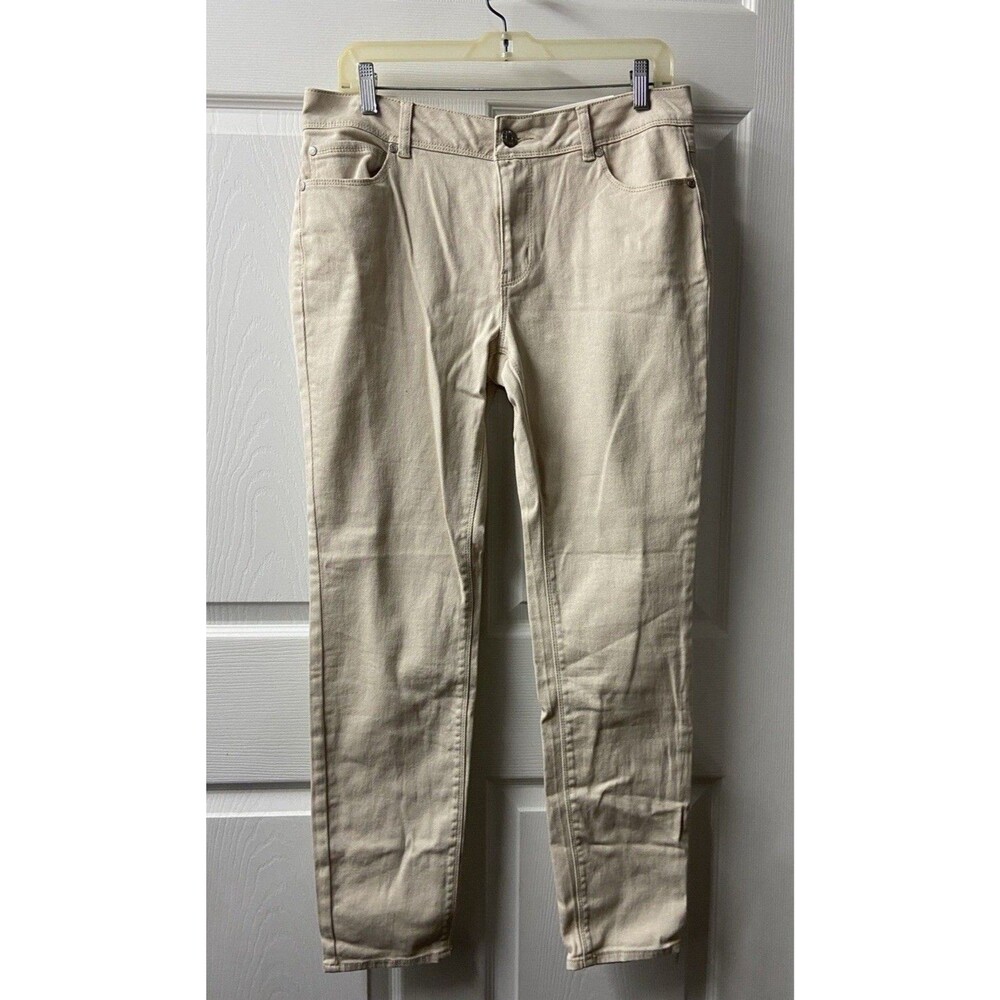NWT EST 1948 Denim Skinny Jeans Womens 10 Tan Mid Rise Sits Below the Waist